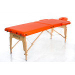 RestPro Classic 2 Orange Set Κρεβάτι Μασάζ Φυσικοθεραπείας Βαλίτσα Ξύλινο Massage Table + Massage Bolsters